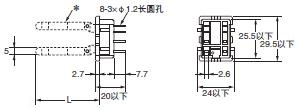 P2RFZ / P2RF, P2R, P7TF, PYFZ / PYF, PTFZ / PTF, PYD, PT, P7LF, PF, P2CF, PFA, P3G / P3GA, PL 外形尺寸 39 