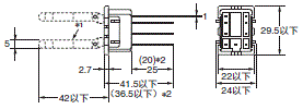 P2RFZ / P2RF, P2R, P7TF, PYFZ / PYF, PTFZ / PTF, PYD, PT, P7LF, PF, P2CF, PFA, P3G / P3GA, PL 外形尺寸 41 