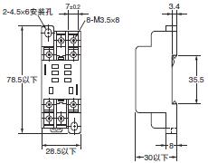 P2RFZ / P2RF, P2R, P7TF, PYFZ / PYF, PTFZ / PTF, PYD, PT, P7LF, PF, P2CF, PFA, P3G / P3GA, PL 外形尺寸 59 