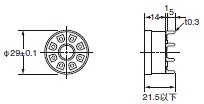 P2RFZ / P2RF, P2R, P7TF, PYFZ / PYF, PTFZ / PTF, PYD, PT, P7LF, PF, P2CF, PFA, P3G / P3GA, PL 外形尺寸 108 