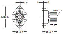 P2RFZ / P2RF, P2R, P7TF, PYFZ / PYF, PTFZ / PTF, PYD, PT, P7LF, PF, P2CF, PFA, P3G / P3GA, PL 外形尺寸 110 