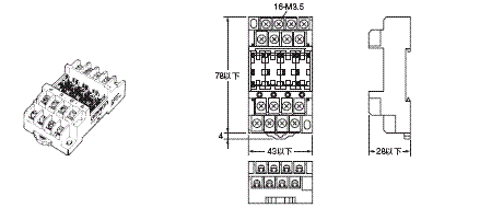 G3S4 外形尺寸 9 P6BF-4BND_Dim