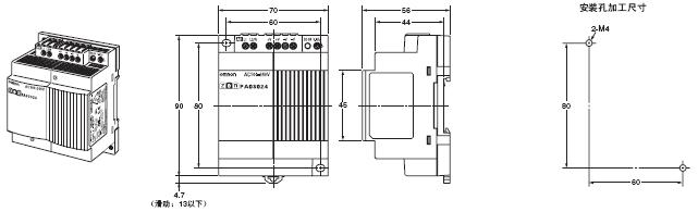 ZEN V2单元 外形尺寸 16 ZENV2Units_Dim4