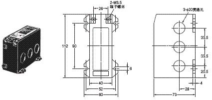 SAO 外形尺寸 7 SET-3A, SET-3B_Dim