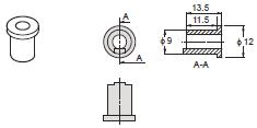 F3SJ系列 外形尺寸 93 F39-LJ1 Detailed Dimensions of Bracket_Dim2