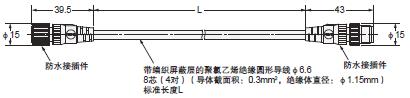 F3SJ系列 外形尺寸 67 F39-JDR5B_Dim