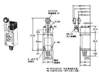 HL-5000 外形尺寸 5 HL-5000_Dim